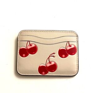 Coach Coachtopia wavy Cherry Card Holder